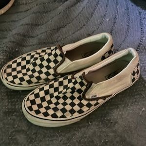 Vans checkerboard skate shoes